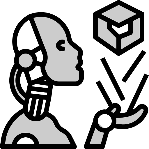 인공 지능 Winnievizence Grey icon