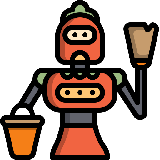 Robot Winnievizence Lineal color icon
