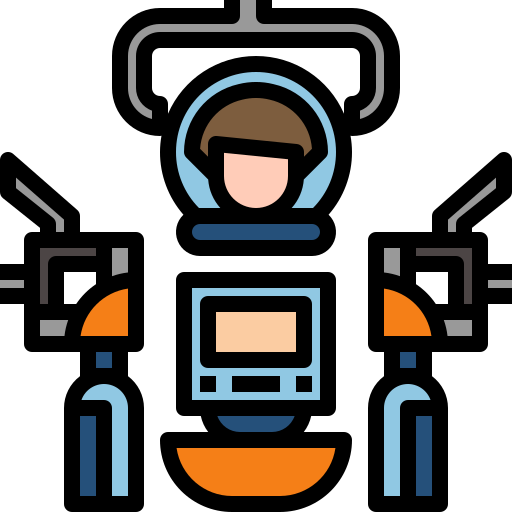 로봇 Winnievizence Lineal color icon