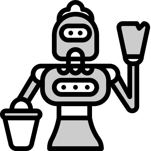 robot Winnievizence Grey ikona