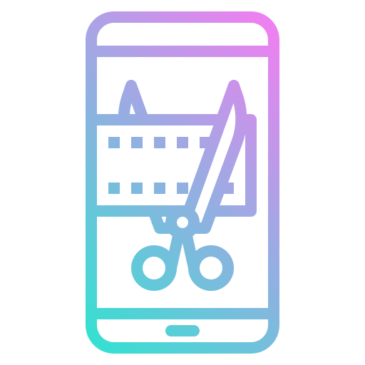 Video editing photo3idea_studio Gradient icon