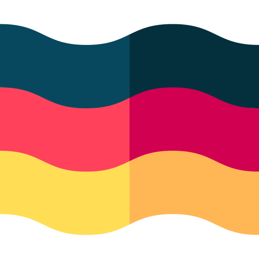Germany Basic Straight Flat icon