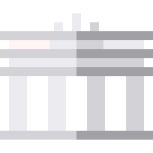 Brandenburg gate Basic Straight Flat icon