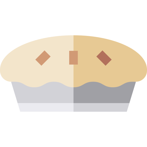 Apple pie Basic Straight Flat icon