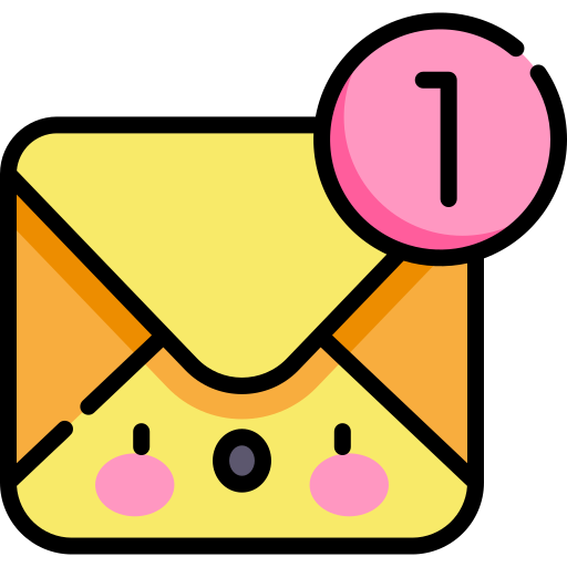 Message Kawaii Lineal color icon