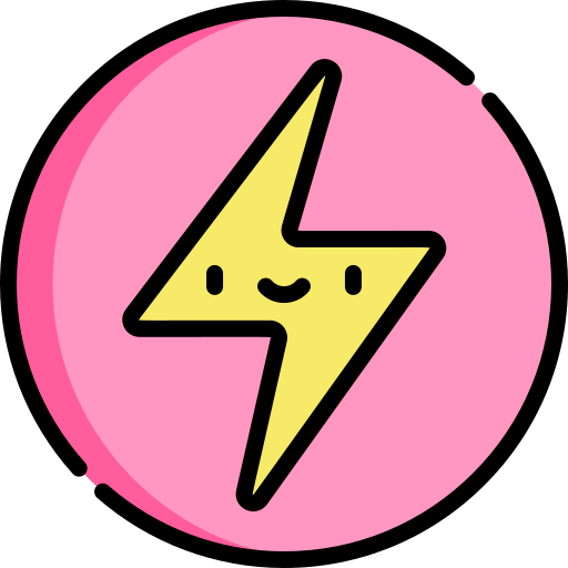 Charge Kawaii Lineal color icon