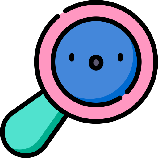 Search Kawaii Lineal color icon