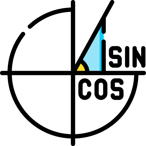 trigonometrie Special Lineal color icon