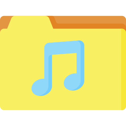 folder muzyczny Special Flat ikona