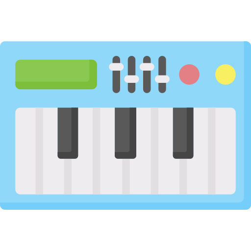 Electric keyboard Special Flat icon