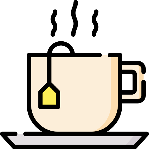 taza de té Special Lineal color icono