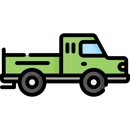 pick-up vrachtwagen Special Lineal color icoon