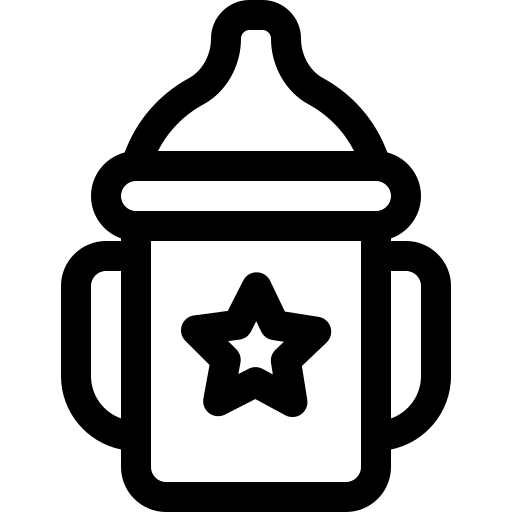 copo com canundinho Basic Rounded Lineal Ícone