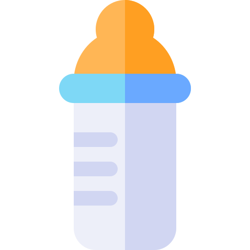 nuckelflasche Basic Rounded Flat icon