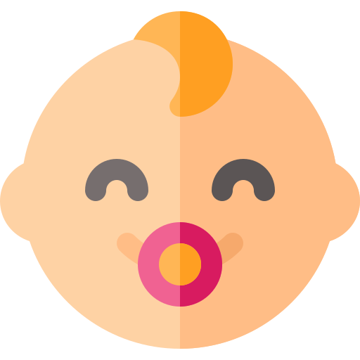 Baby boy Basic Rounded Flat icon