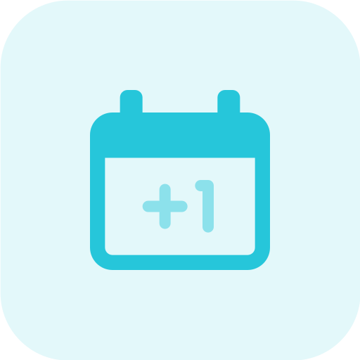 calendário Pixel Perfect Tritone Ícone