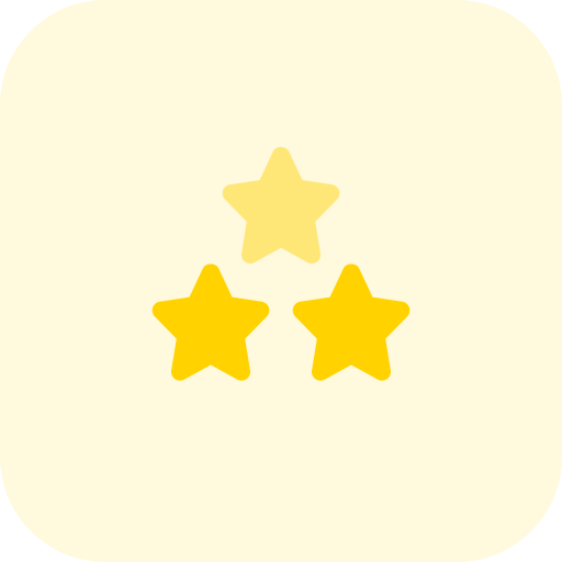 Звезда Pixel Perfect Tritone иконка