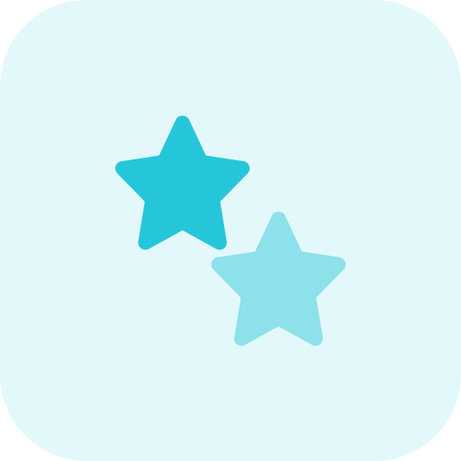 star Pixel Perfect Tritone icon