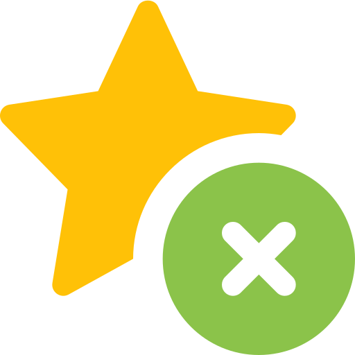 gwiazda Pixel Perfect Flat ikona
