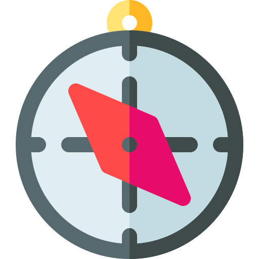 kompass Basic Rounded Flat icon