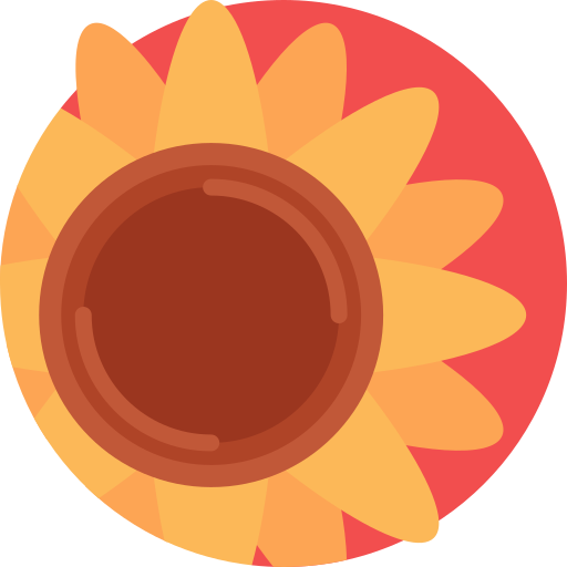 Sunflower Detailed Flat Circular Flat icon