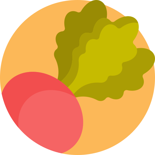 Radish Detailed Flat Circular Flat icon