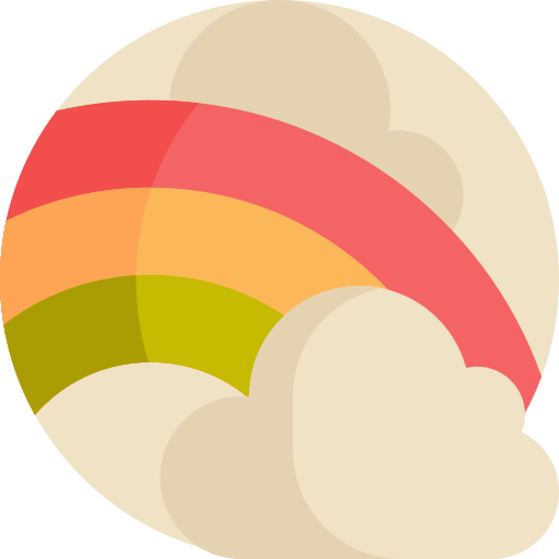 regenboog Detailed Flat Circular Flat icoon