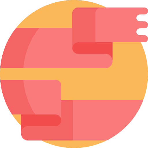 Scarf Detailed Flat Circular Flat icon