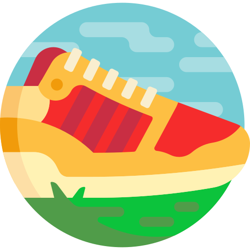 sneakers Detailed Flat Circular Flat icoon