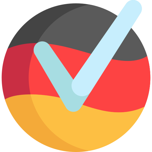 niemcy Detailed Flat Circular Flat ikona