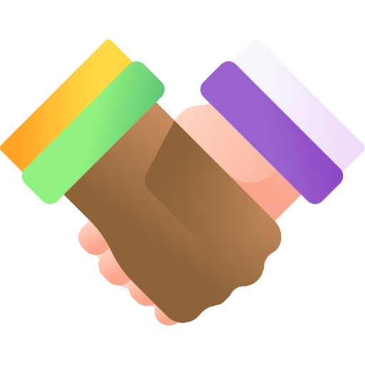 Shake hands 3D Color icon