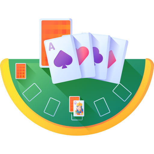 tavolo da poker 3D Color icona