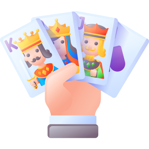 poker kaarten 3D Color icoon