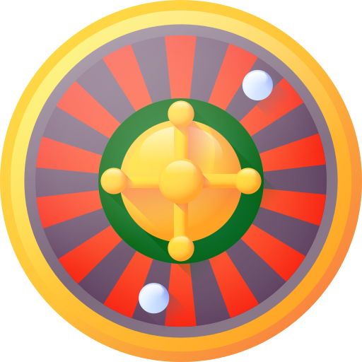 Casino roulette 3D Color icon