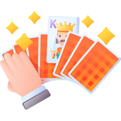 Poker cards 3D Color icon