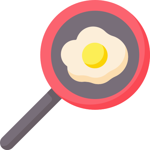 gebakken eieren Special Flat icoon