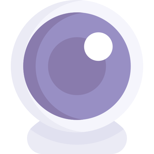 Webcam Kawaii Flat icon