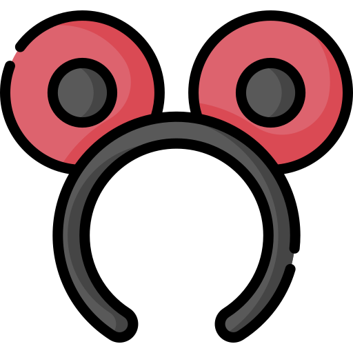 Mouse ears Special Lineal color icon