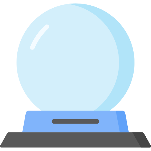 Crystal ball Special Flat icon
