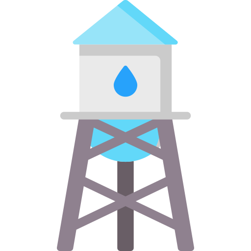 wasserturm Special Flat icon