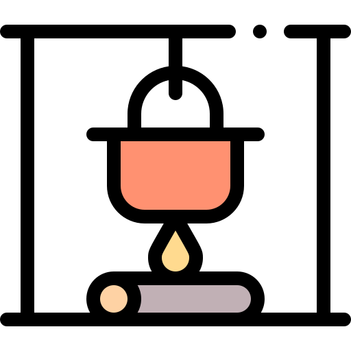 kochen Detailed Rounded Lineal color icon