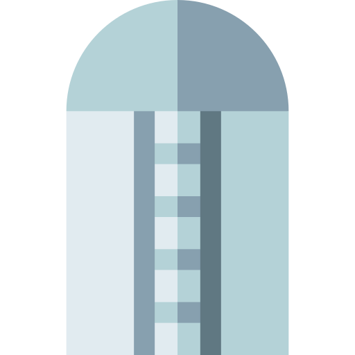 silo Basic Straight Flat icoon