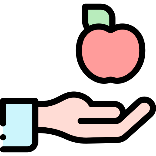 りんご Detailed Rounded Lineal color icon