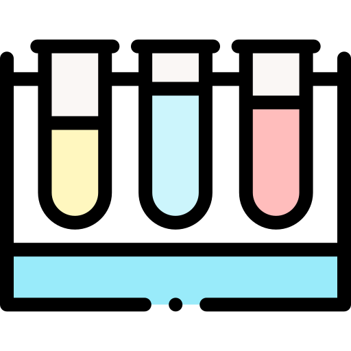 reagenzgläser Detailed Rounded Lineal color icon