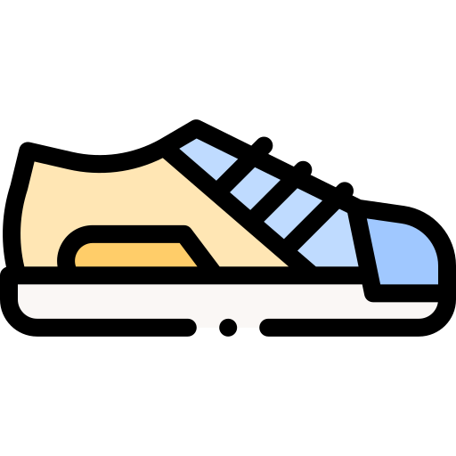 schuh Detailed Rounded Lineal color icon