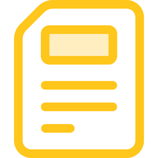 archivo Monochrome Yellow icono