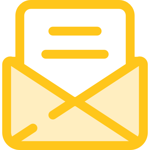 Letter Monochrome Yellow icon