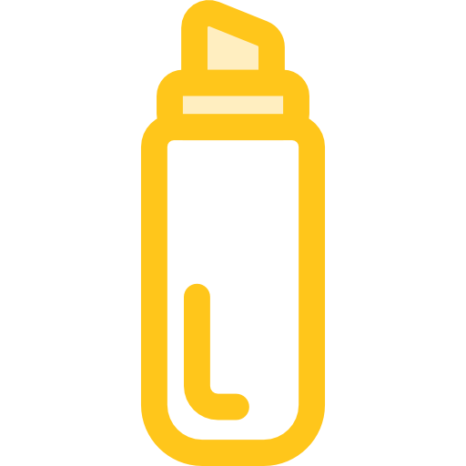 marker Monochrome Yellow icon