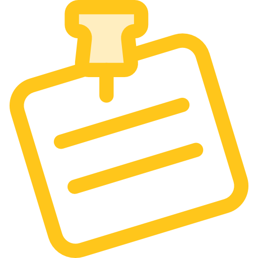 notatka Monochrome Yellow ikona