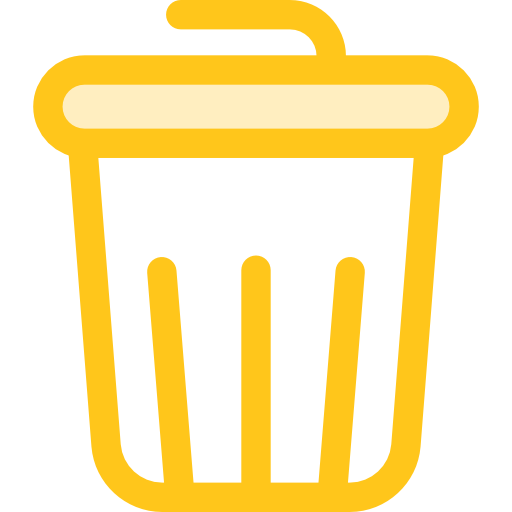 basura Monochrome Yellow icono